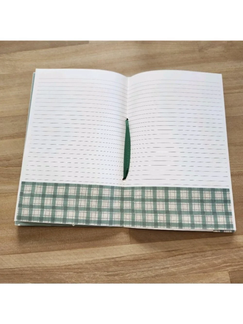 Green Garden Theme Junk Journal Booklet Blank Handmade 8.5 x 5.5